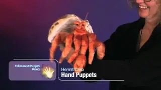 Folkmanis&reg; Hermit Crab Puppet Demo