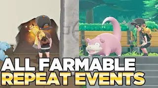 All Repeatable Events in Pokemon Let's Go Pikachu & Eevee