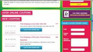 Avon Promo Codes and Coupons