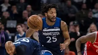 Derrick Rose Full Game 4 Highlights Wolves vs Rockets 2018 Playoffs - 17 Pts, 6 Reb off the Bench!