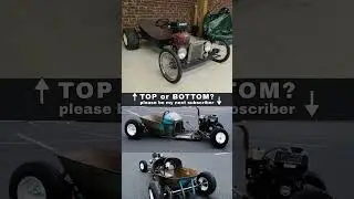 🏍️ Vote in the Comments: TOP or BOTTOM? Battle of the Wheelbarrow Ratrod Go Karts