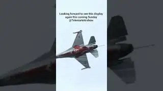 Looking fwd to see this great F-16 display again at Telemark Airshow.