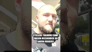 Steelers training camp: Mason McCormick on learning QB Aaron Rodgers' cadence