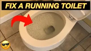 TOILET WON'T STOP RUNNING - How to Fix a Toilet that stays Running after flushing. Easy Job!