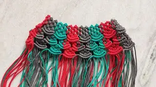 Macrame Sling Bag (Part 1) || Half Moon Design || New design macrame bag
