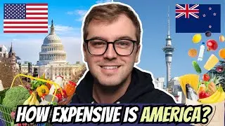 Which is MORE EXPENSIVE? The USA or New Zealand? Cost of Groceries Compared 2024