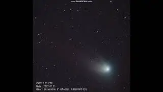 C/2022 E3 ZTF comet's ion tail