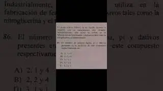 Examen de Admisi&oacute;n UNT 2025 I - &Aacute;rea : A- Ciencias de la Salud - Curso : Qu&iacute;mica