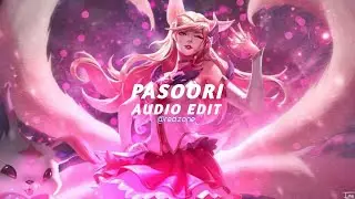 𝗽𝗮𝘀𝗼𝗼𝗿𝗶 𝗮𝘂𝗱𝗶𝗼 𝗲𝗱𝗶𝘁 || #pasooriremix #pasoori #pasooricover