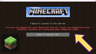 Fix You Are Not Logged in Your Minecraft Account