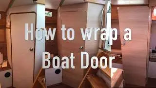 How to wrap a Boat Door using 3M Di-Noc Architectural films Rm wraps
