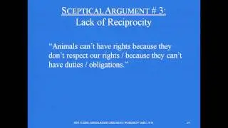 Arguments Against Animal Rights by Jens Tuider at IARC2014