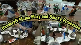 Child Handcraft Procession of Mama Mary and Saint's | Child Collection  Mama Mary Image and Saint's