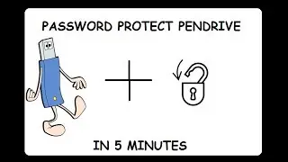 PEN DRIVE | password protect your pen-drive in just 5 minutes| 2020