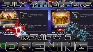 [MCOC] July 4th Weekend Offer Review & Opening! 6 Star Nexus Crystal! 2 Basic 6 Stars! 5 Star Nexus!