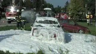 Gasilska vaja - Prometna nesreča avtobusa in treh vozil