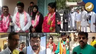 GHMC Elections:AIMIM, TRS, BJP and Congress candidates filed Nomination
