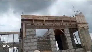 Building in Ghana Construction of Hidden Beams & Fence Wall Setting out | Ep-25 The Empires Project