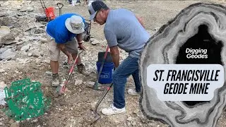 Digging for Geodes at St Francisville Geode Mine