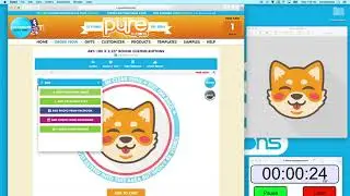 PureButtons.com Speed Run! Design Custom Buttons In Under a Minute!