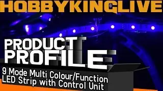 9 Mode Multi Colour/Multi Function LED Strip with Control Unit - Product Profile - HobbyKing Live