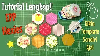 Tutorial EPP Hexies #hexies #quilts #EPP #quilting #hexagon