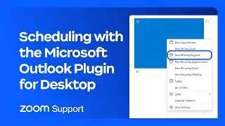 Scheduling with the Microsoft Outlook Plugin for Desktop