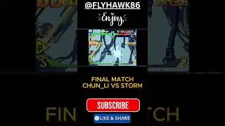 X-Men vs Street Fighter PS1 &ndash; Chun-Li vs Storm Final Match (Hit Anywhere)