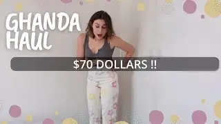 GHANDA HAUL! 70 dollars!