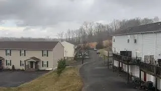 Snow Shower Timelapse in Johnson City, TN (January 11, 2026)