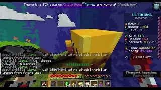 Playing UltimisMC SERVER BOX PVP (FUN)