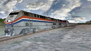 Open Rails - CSX RF&P Subdivision | Amtrak Auto Train Northbound (James River Jct. -  Lorton)