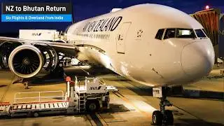 New Zealand to Bhutan A Full Round Trip with 6 Flights & the Overland Route via Darjeeling & Kolkata