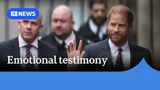 Prince Harry says tabloids made his wife Meghan's life 'a misery' at Daily Mail trial | ABC NEWS