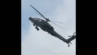 RSAF AH-64 Apache Helicopter @Singapore Airshow #ah64 #planespotting #singaporeairshow #rsaf #apache