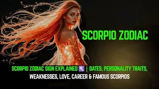Scorpio Zodiac Sign Explained ♏ | Dates, Personality Traits, Weaknesses, Love, Career & Famous