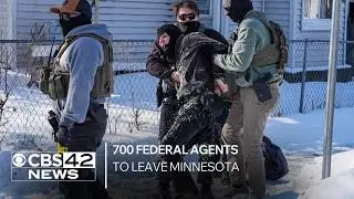 700 federal agents to leave Minnesota