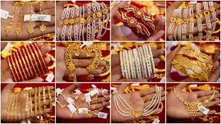 NEW YEAR SPECIAL🔥মাত্র 1 গ্রাম থেকে গোল্ড জুয়েলারি কালেকশন নেকলেস/ চোকার/ শাঁখা/ পলা/ বালা/ আংটি 18