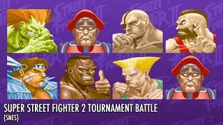 SUPER STREET FIGHTER 2 THE NEW CHALLENGERS TOURNAMENT BATTLE: #26 (IOS/SNES EMULATOR)