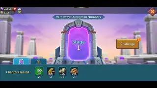 Lords Mobile Vergeway Strength In Numbers Stage 1 Guide | New Vergeway Stage 1 Guide Walkthrough