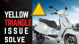 BAJAJ CHETAK 2903 YELLOW LIGHT TRIANGLE ISSUE ⚠️ solve