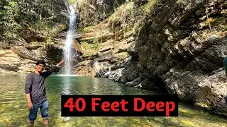 Bhalu Gaad Waterfall | 40 feet deep😳 | Waterfalls near by Haldwani | Mukteshwar | Uttarakhand⛰️
