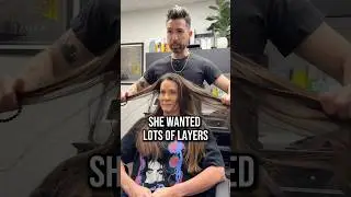 She needed MORE LAYERS! So she came to me. #haircut #hairstyle #haircare #hairstylist #hairtutorial