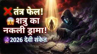 ⚠️ 2026 शत्रु खुलेंगे बेनक़ाब!तंत्र फेल हुआ तो शुरू हुआ नकली ड्रामा 😈 #tarot #thirdparty 