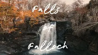 4K Drone Footage | Falls of Falloch | Loch Lomond & The Trossachs, Scotland