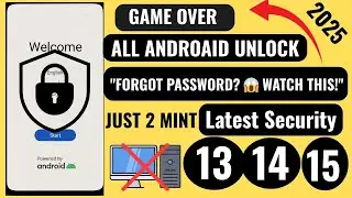 Unlock Any Android Phone Without PC | 2025 New Trick