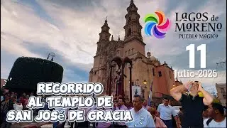 Lagos de Moreno y su centro histórico recibe la visita de Nuestro padre Jesús del Calvario 2025.