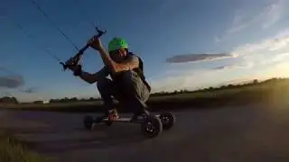 Streetkiting mit Snowsail und Trainerkite Ignition von Ozonekites