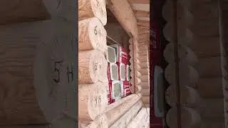 Монтажная площадка для окна в срубе:нужна или нет?#монтажокон #деревянныеокна #обсада #установкаокон