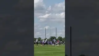T.J. Hockenson & J.J. McCarthy making plays 🏈